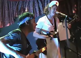 Big Blood in 2011 L to R: Caleb Mulkerin and Colleen Kinsella