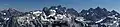 Big Snow Mountain summit panorama showing Summit Chief Mountain, Chimney Rock, and Lemah