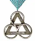 Historic jewel of the german lodge "Lessing zu den 3 Ringen"