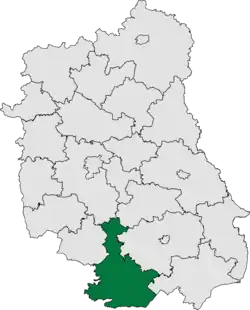 Location within the voivodeship