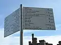 Bilingual footpath sign, Inverness
