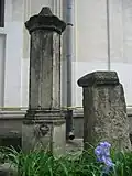 Natalia Cantacuzino grave (left)