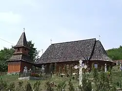 Wooden church in Abuș