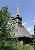 Romanian wooden church of Agârbiciu (17th century)