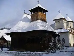 Saint Nicholas Wooden Church in Broșteni