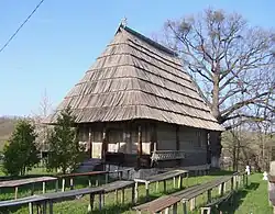 Saint Nicholas wooden church in Negomir