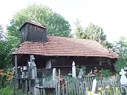 Wooden church in Izbășești