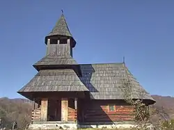 Wooden church in Răstolița