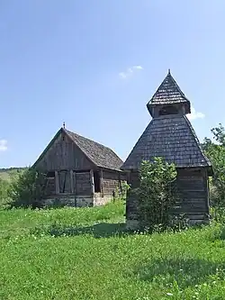 Wooden church in Sub Pădure