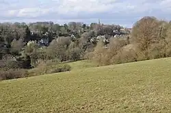 Bisley viewed from the south