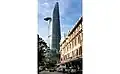 Bitexco Financial Tower seen from Ngô Đức Kế Street on Mê Linh Square
