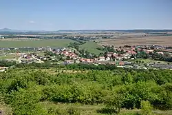 View from the west