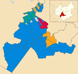 2019 results map