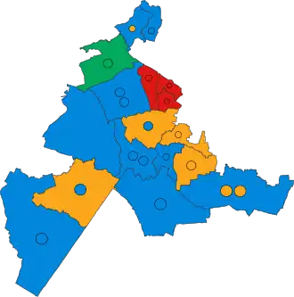 2023 results map