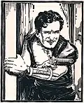 Wood engraving.
