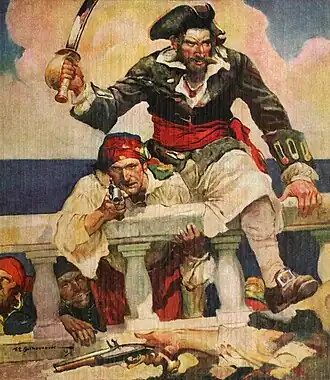 Cover of Blackbeard, Buccaneer, 1922