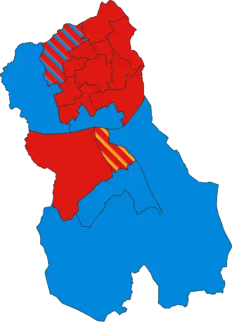 2018 results map