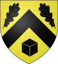 Coat of arms of the Haelterman family, granted on 1 March 2019.[9]