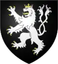 Bournonville family coat of arms from the early 17th century onwards.