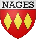 Coat of arms of Nages