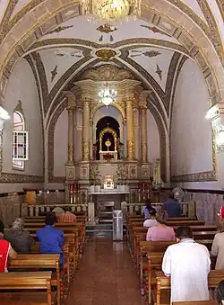 The Chapel of the Blessed Sacrament before restoration.