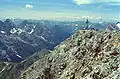 View from the summit of the Hochwanner towards the west
