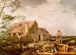 Landscape with Peasants Resting, 1650. Oil on canvas, 91 x 133&nbsp;cm. (Staatliche Museen, Berlin)