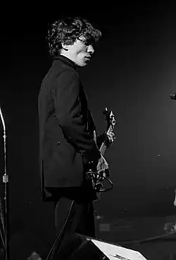 Lachman performing with Blondie in 1976