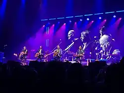 Colin Cripps (left) performing with Blue Rodeo on November 20th, 2025