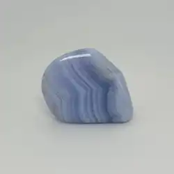 Tumbled blue lace agate