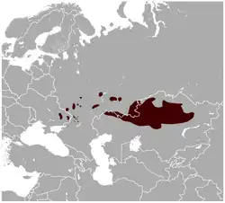 Map of range