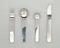 "Boca" stainless steel flatware (1976)