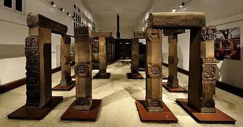 Bodh Gaya original railings, Indian Museum, Calcutta