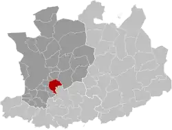 Location of Boechout in Antwerp