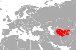 Map of range