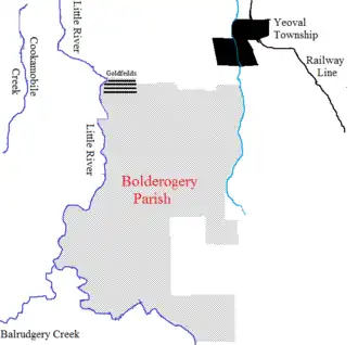Bolderogery Parish Sketch Map