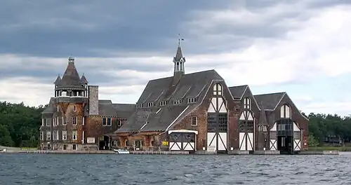 George C. Boldt Yacht House, Alexandria Bay, New York (1903), G. W. & W. D. Hewitt, architects