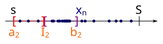 Then we split '"`UNIQ--postMath-00000045-QINU`"' again at the mid into two equally sized subintervals.