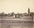 Bombay Green (c. 1860s) The Cornwallis monument can be spotted in the center.