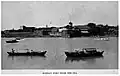 Bombay fort from the sea