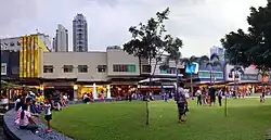An image of Bonifacio High Street.