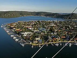 Booker Bay aerial view