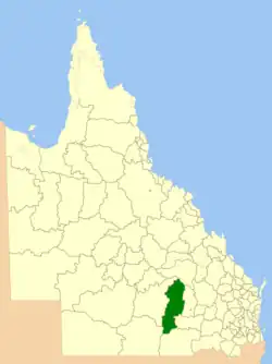Location within Queensland