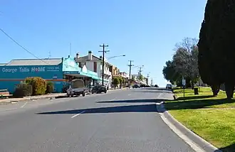 Godfrey Street, the main street of Boort