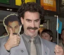Mockumentaries grew in the 2000s, with mockumentary films such as Borat in 2006, and documentaries like Super Size Me, Bowling for Columbine, and Fahrenheit 9/11 were popular in the 2000s.