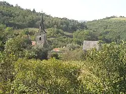 Ruin of the fortified church of Vurpăr