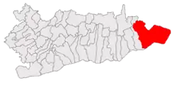 Location in Călărași County