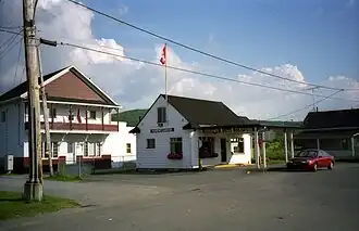 Customs station between Estcourt Station and Pohénégamook
