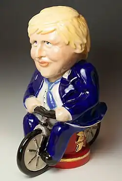 File: Boris Johnson commemorative 2012 Olympic Games Ceramics Sculpture by Flavia Brilli.jpg