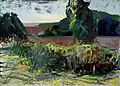 "Bornholm landscape", Oil paint on canvas